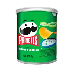 چیپس انگلیسی پرینگلز اصل PRINGLES Sour Cream and Onion خامه ترش و پیاز 40 گرم