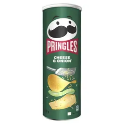 چیپس پرینگلز pringles با طعم پیاز جعفری 165 گرم
