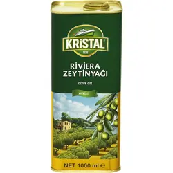 روغن زیتون کریستال اصل KRİSTAL بدون بو طلایی 1 لیتر