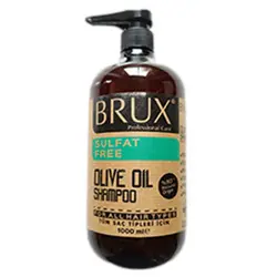 شامپو سر بدون سولفات بروکس Brux Olive Oil حاوی روغن زیتون 1000 میل