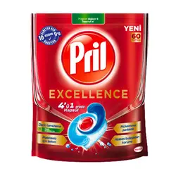 قرص 4 کاره اتریشی ماشین ظرفشویی Pril Excellence پریل اکسلنس 60 عددی