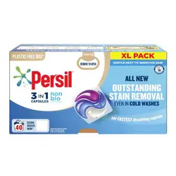 قرص ماشین لباسشویی هلندی پرسیل Persil 3 In 1 Non Bio بسته 40 عددی