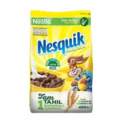 کورن فلکس نستله نسکوئیک Nestle nesquik شکلاتی 450 گرم