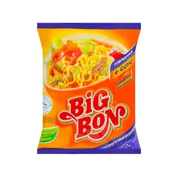 نودل بیگ بون Big Bon Domates &amp; Fesleğen Sosu با سس گوجه فرنگی و ریحان 75 گرم