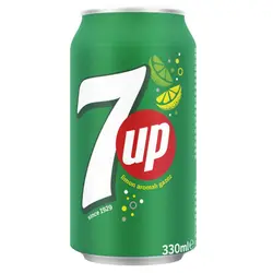 نوشابه سون آپ SEVEN UP با طعم طبیعی لیمو 330 میل