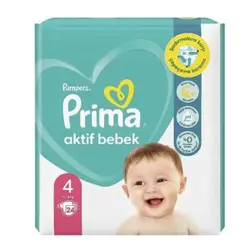 پوشک بچه پریما Prima سایز 4 بسته 24 عددی