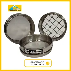 درب و کفی الک آزمایشگاهی 8 اینچ تمام استیل