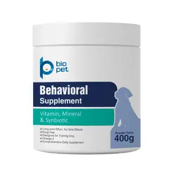  پودر مکمل آرامشبخش و رفع استرس سگ بایو پت مدل Behavioral وزن 400 گرم