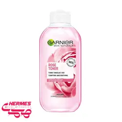 تونر پاک کننده صورت گارنیه مدل Rose Toner حجم 200 میلی لیتر
