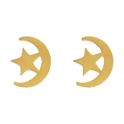 گوشواره زنانه مدل ماه و ستاره کد 02