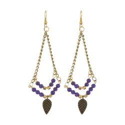 گوشواره زنانه مدل برگ