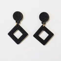 گوشواره زنانه طرح لوزی مدل 125