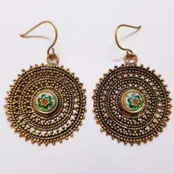 گوشواره زنانه مدل سنتی خورشیدی