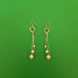 گوشواره زنانه مدل اشک مرواریدی