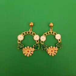 گوشواره زنانه مدل گل 02