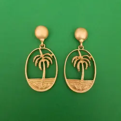 گوشواره زنانه مدل نخل