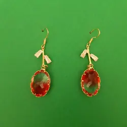 گوشواره زنانه مدل بیضی کد 03