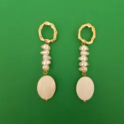 گوشواره زنانه مدل بیضی 017