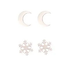 گوشواره زنانه کد GO1262 مجموعه دو عددی*923