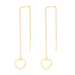 گوشواره زنانه بهارگالری طرح قلب کد 207103