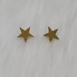 گوشواره زنانه مدل میخی طرح لارج ستاره کد sta111large