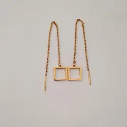 گوشواره زنانه مدل بخیه ای