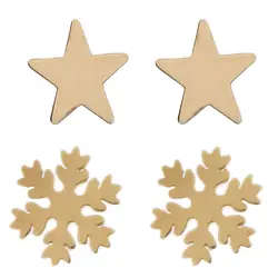 گوشواره زنانه مدل برف و ستاره مجموعه دو عددی*739