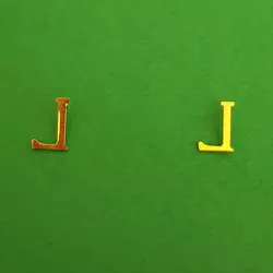 گوشواره زنانه مدل حرف L*89