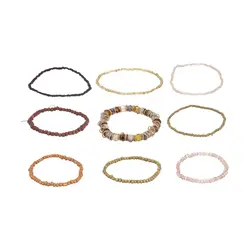 دستبند زنانه مدل شایسته کد 55 مجموعه 9 عددی