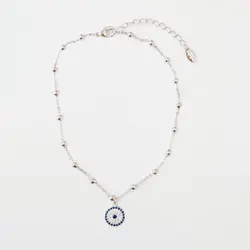 پابند زنانه وای اس ایکس مدل آویزدار چشم نظر