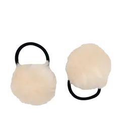 کش مو طرح پوم پوم مدل mk370 بسته 2 عددی*731