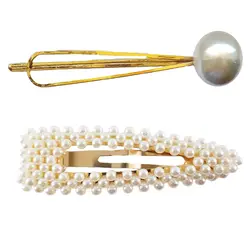 گیره مو زنانه کد YG-140 مجموعه 2 عددی