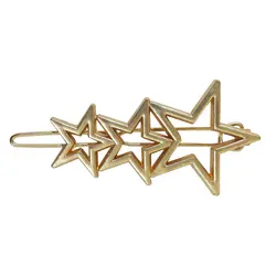 گیره مو زنانه طرح سه ستاره مدل AM59-ac108