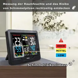 ایستگاه هواشناسی فانجو – Fanju مدل FJ3383C – پیش بینی آب و هوا، دما، رطوبت