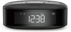 رادیو PHILIPS فیلیپس R3505/12 رادیویی DAB+ (زنگ هشدار دوگانه، تایمر خواب، طراحی فشرده، رادیو دیجیتال DAB+/FM، همگام‌سازی خودکار زمان، پشتیبان‌گیری از باتری)
