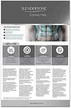 کمربند الکتریکی لاغری و عضله ساز شکم Slendertone Unisex Connect Abs