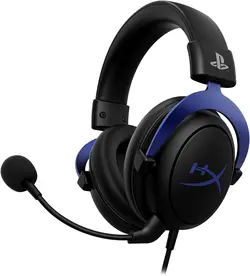 هدست (هدفون) گیمینگ HyperX Cloud ، دارای مجوز رسمی پلی استیشن، برای PS5 و PS4، میکروفون حذف نویز