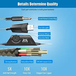 هدست (هدفون) گیمینگ کوشن ایچ مدل Kotion Each G9600 با نور LED