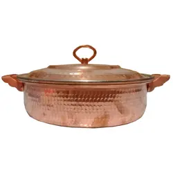 ماهیتابه مسی دو دسته