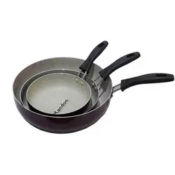 ماهیتابه سه پارچه کندو مدل تک دسته