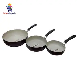 ماهیتابه سه پارچه کندو مدل تک دسته