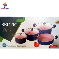 سرویس قابلمه و ماهیتابه 7 پارچه سلتیک