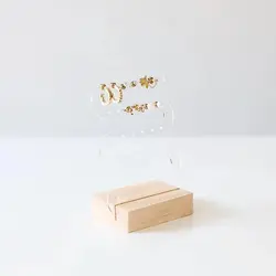 استند گوشواره رودخانه شیشه ای