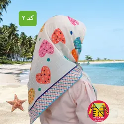 روسری نخی دخترانه قواره 100 - کد 1و 2 و 3 - فروشگاه لباس شیک و پیک