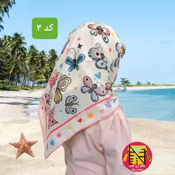 روسری نخی دخترانه قواره 100 - کد 1و 2 و 3 - فروشگاه لباس شیک و پیک