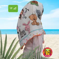 روسری نخی دخترانه قواره 80 - کد 9 و 10 و 11 و 12 - فروشگاه لباس شیک و پیک