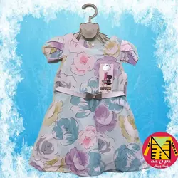 سارافون نخی آستین پفکی دخترانه - فروشگاه لباس شیک و پیک