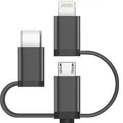 کابل شارژر مسافرتی 3 سری مختلف Omthing traveler - دیجی استور 724