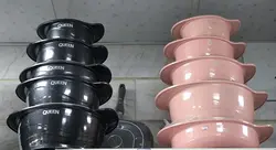 سرویس  چدن 10 پارچه پروانه ای کویین