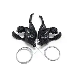 دسته دنده کلاجدار دوچرخه برند طرح SHIMANO (شیمانو) مدل ساعتی 7 سرعته بسته ۲ عددی